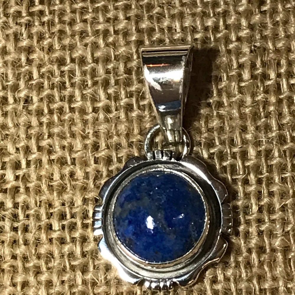 Lapis Lazuli in Sterling Silver pendant
